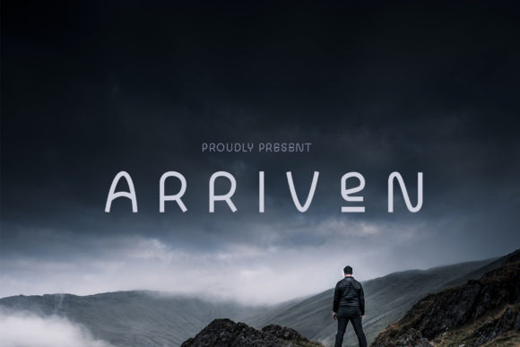 Arriven: A Vintage Display Font for Creative Projects