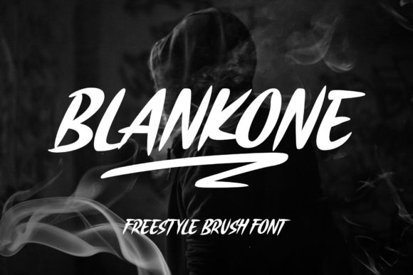 Blankone: A Fierce Brushed Display Font for Bold Designs