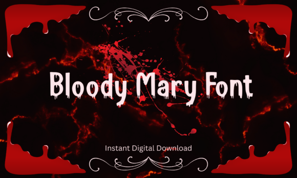 Bloody Mary Font: A Chilling Typeface for Horror Designs