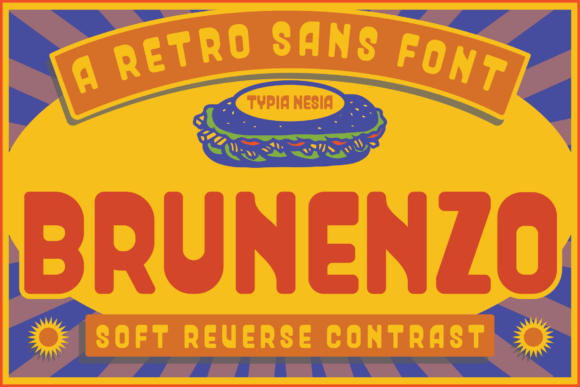 Brunenzo: A Retro Typeface for Bold Branding