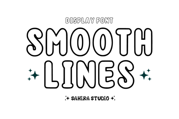 Discover Smooth Lines: A Font for Playful, Polished Design
