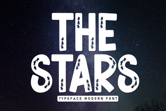 Discover The Stars: A Charming Display Font for Joyful Designs