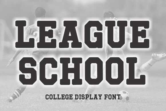 League School: A Bold Display Font for Modern Designers