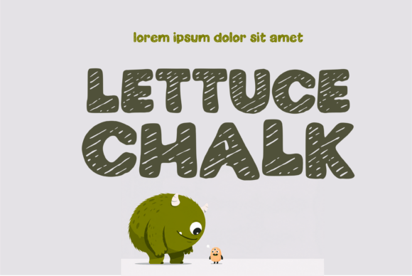Lettuce Chalk: A Playful Handwritten Font for Creative Projects
