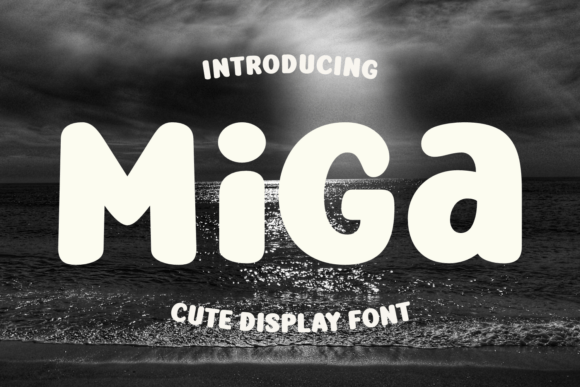 Meet Miga: The Ultra-Chunky, Irresistibly Cute Display Font