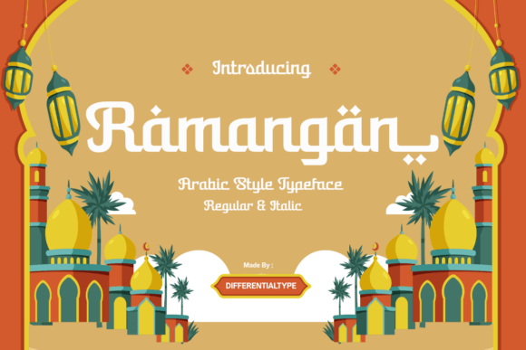 Ramangan: Elegant Arabic Display Font