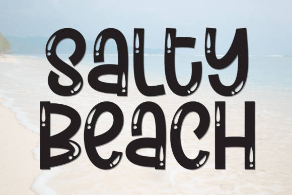 Salty Beach: A Handwritten Font Full of Charm
