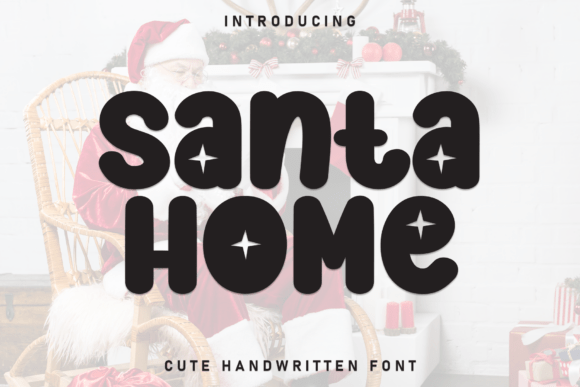 Santa Home: Your Handwritten Font for Charming Designs