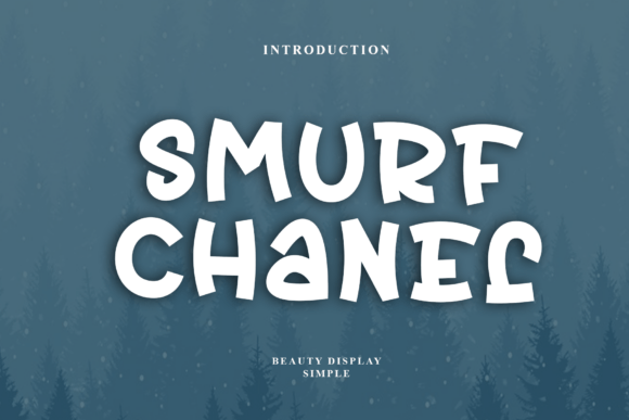 Smurf Chanel: A Quirky Handwritten Font for Creative Designs