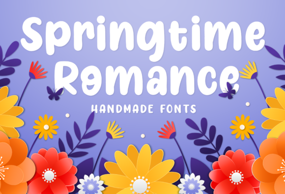 Springtime Romance: A Fun and Friendly Display Font