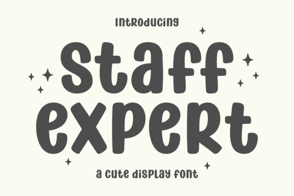 Staff Expert: A Delightful Display Font for Holiday Designs