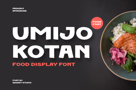 Umijo Kotan: A Bold Display Font for Creative Impact