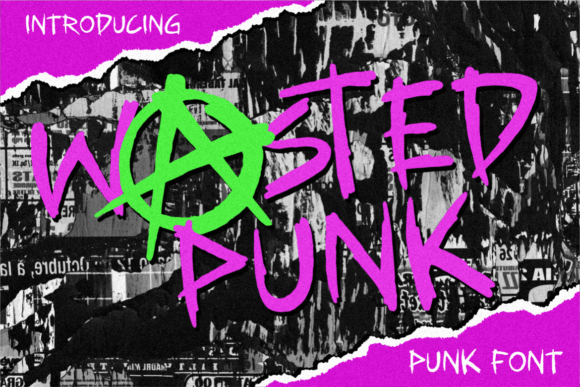 Wasted Punk: A Bold Typeface for Unapologetic Design