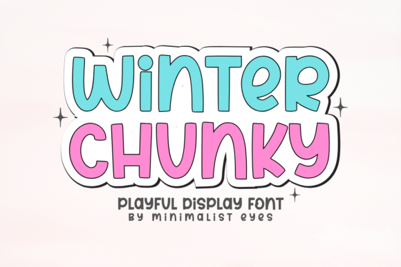 Winter Chunky: A Bold Display Font for Modern Designs
