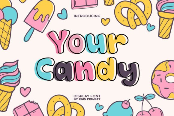 Your Candy Font: Sweet, Playful Display Typography